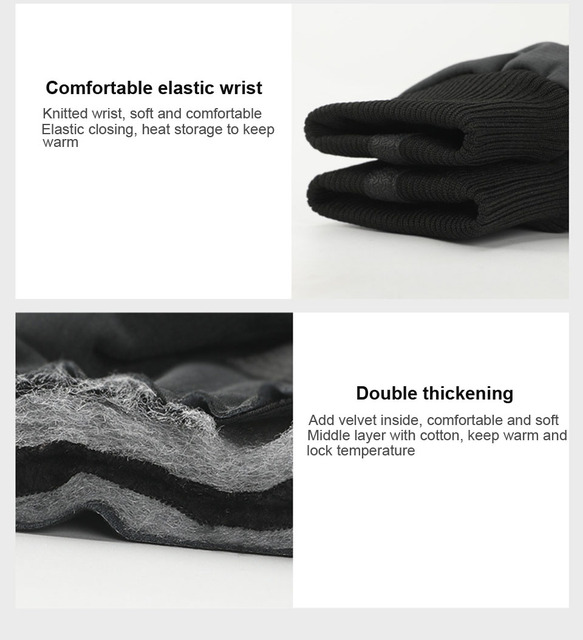 Rękawice narciarskie z ekranem dotykowym zimowe wiatroodporne antypoślizgowe grube pełne rękawiczki męskie i damskie ciepłe rękawiczki - Wianko - 15