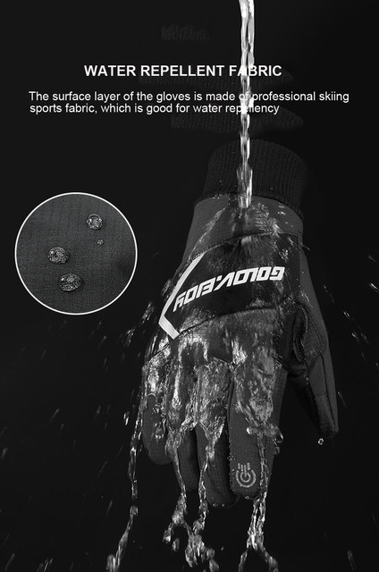 Rękawice narciarskie z ekranem dotykowym zimowe wiatroodporne antypoślizgowe grube pełne rękawiczki męskie i damskie ciepłe rękawiczki - Wianko - 7