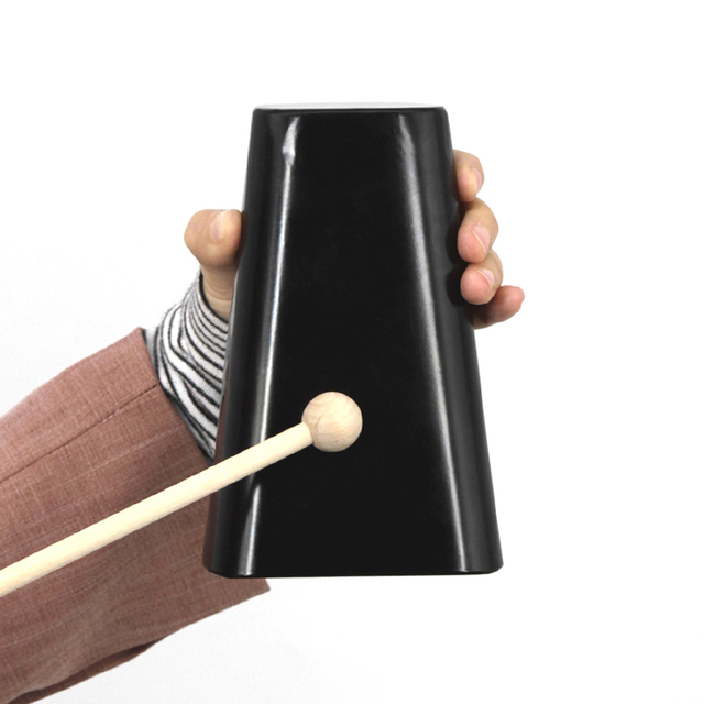 6-calowy stalowy dzwon ręczny do perkusji, czarny, wysokiej jakości, instrument perkusyjny do muzyki, część instrumentu w kategorii dzwonków i kurantów - Wianko - 11