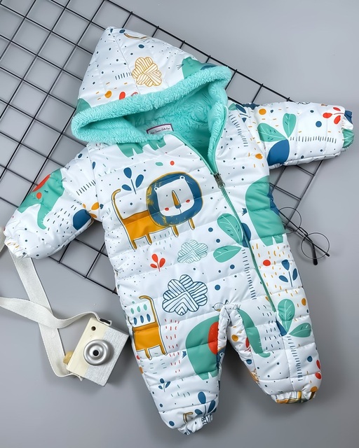 2021 Bluza z kapturem dla noworodków - jesienno-zimowa moda dziecięca - chłopcy i dziewczęta - Wianko - 1