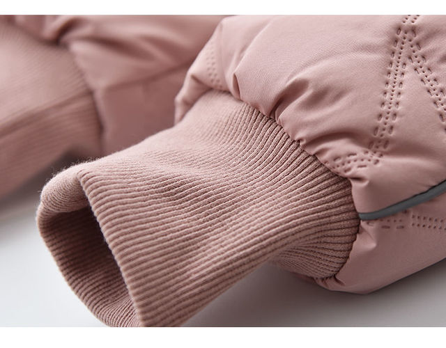 Ciepłe spodnie jesienne zimowe dla dziewczynek - różowe dresowe - Wianko - 5
