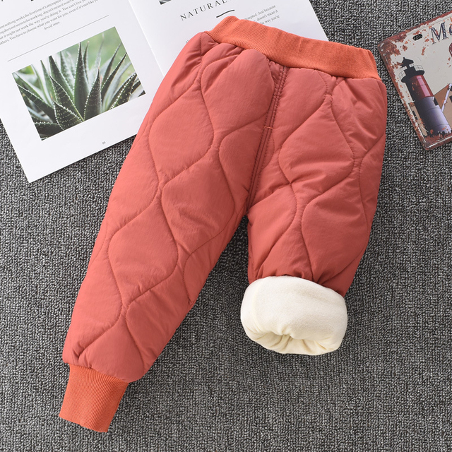 Ciepłe spodnie jesienne zimowe dla dziewczynek - różowe dresowe - Wianko - 16