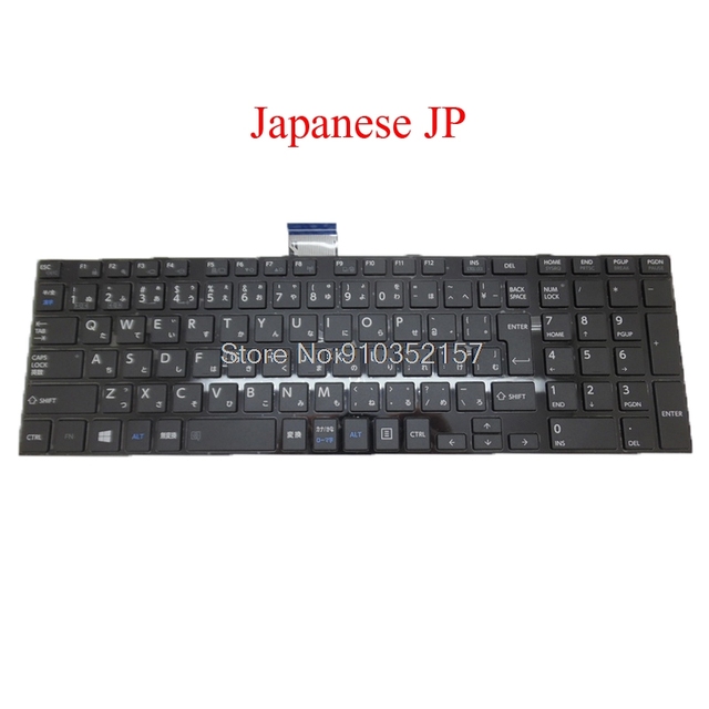 Klawiatura JP TI US do laptopa Toshiba Satellite L850/L850D/L855/L855D/L870/L870D, japoński/tajlandia/angielski - Wianko - 1