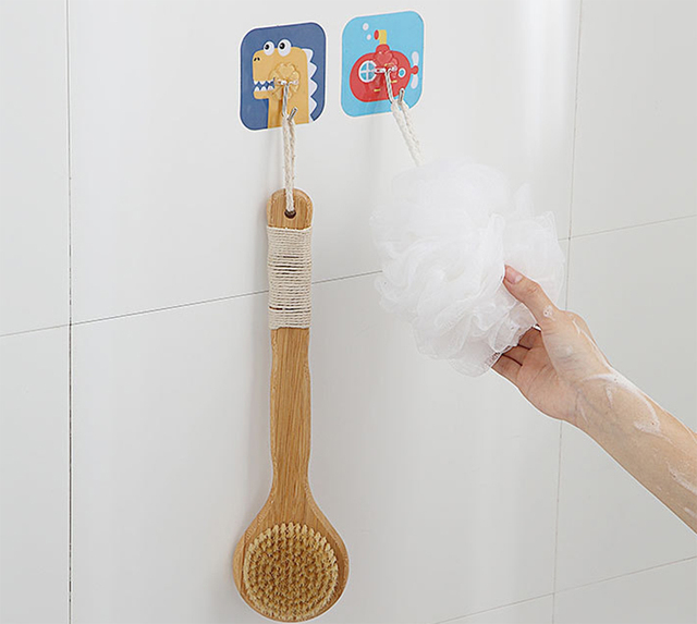 Hak ścinany na ręczniki do kuchni i łazienki - bezdotykowy, wodoodporny, mocne łożysko - Wianko - 7