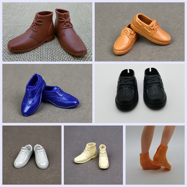 Męskie trampki dla lalek Ken - akcesoria 1/6, stylowe buty na co dzień Barbie chłopak książę - Wianko - 1