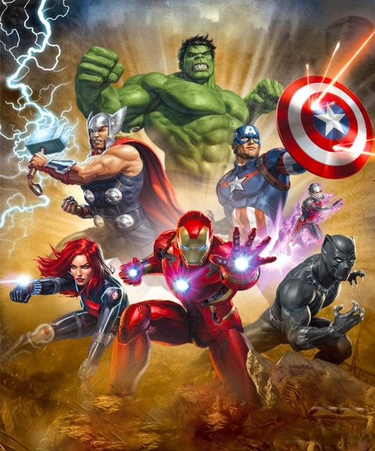 Diamentowe malowanie Avengers Marvel - motyw kreskówki, 5D DIY, kwadratowe koło, haft krzyżykowy, mozaika - dekoracja wnętrz - Wianko - 6
