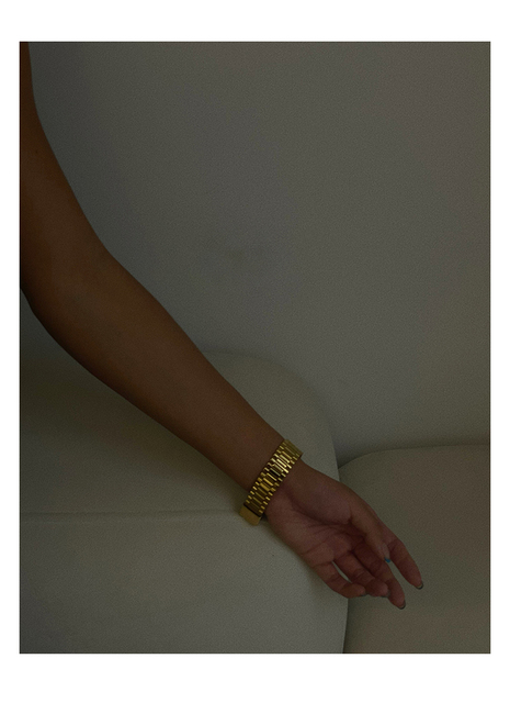 Ponadczasowa bransoletka zegarek Pave dla kobiet - projekcja biżuterii w stylu punk gotycki boho ins kpop party egirl rock - Wianko - 10