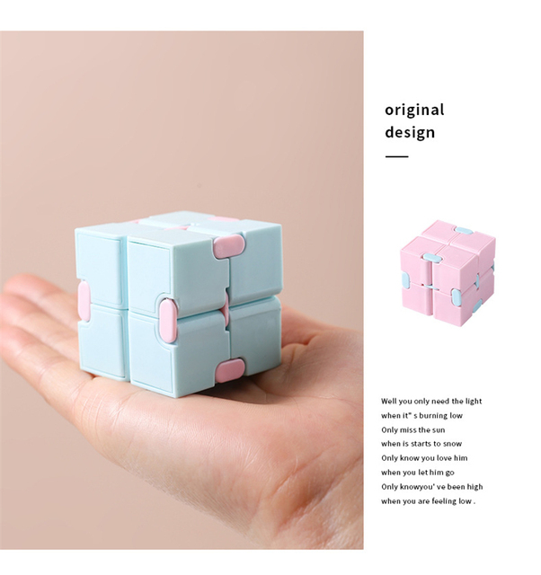 Nieograniczona kostka Rubika - antystres, puzzle, intelektualna zabawka dekompresyjna deformacja Macaron Finger - Wianko - 5