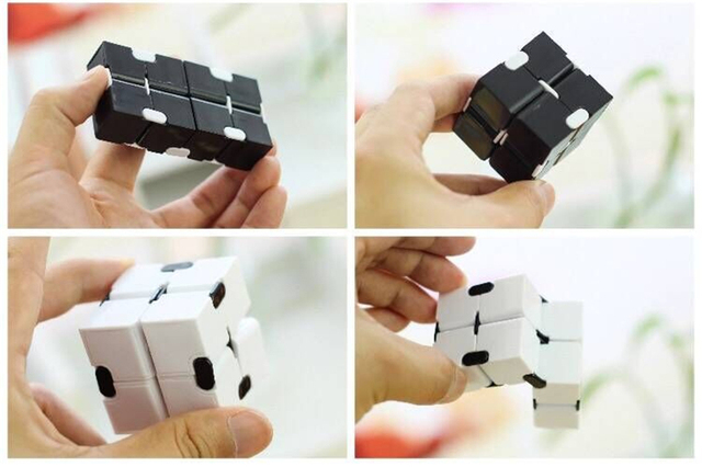 Nieograniczona kostka Rubika - antystres, puzzle, intelektualna zabawka dekompresyjna deformacja Macaron Finger - Wianko - 9