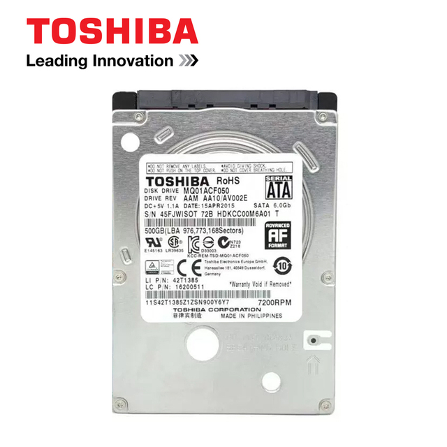 Toshiba Dysk twardy do laptopa 2.5 SATA 500G, 1TB, 2TB (5400-7200RPM) - Wianko - 1