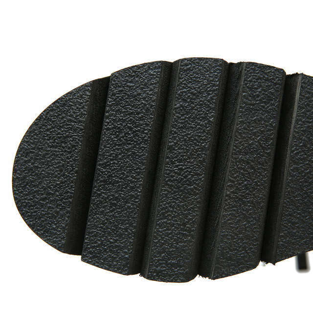 Wygodne skórzane czarne buty damskie na motocykl z zamkami po obu stronach - wysokiej jakości - Wianko - 20
