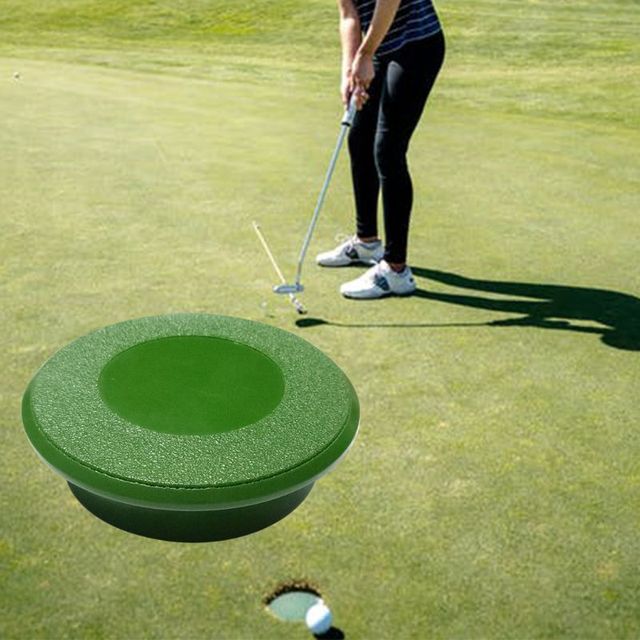 Automat treningowy do golfu z przykrywką na zieloną dziurę i kubek - pomoce szkoleniowe do gry w golfa, idealne do domu i podróży U7EF - Wianko - 6