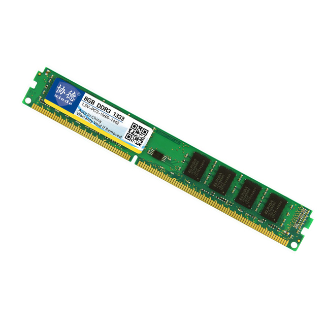 Wysokiej jakości pamięć RAM Xiede DDR3 1333Mhz 8GB 4GB 2GB do komputera stacjonarnego, 1.5V PC3-10600, kompatybilna z DDR3 1066Mhz - Wianko - 2
