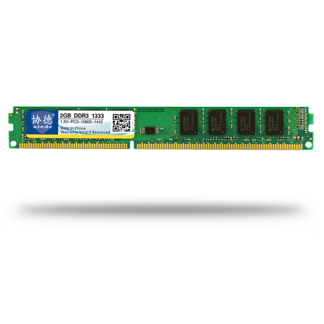 Wysokiej jakości pamięć RAM Xiede DDR3 1333Mhz 8GB 4GB 2GB do komputera stacjonarnego, 1.5V PC3-10600, kompatybilna z DDR3 1066Mhz - Wianko - 5