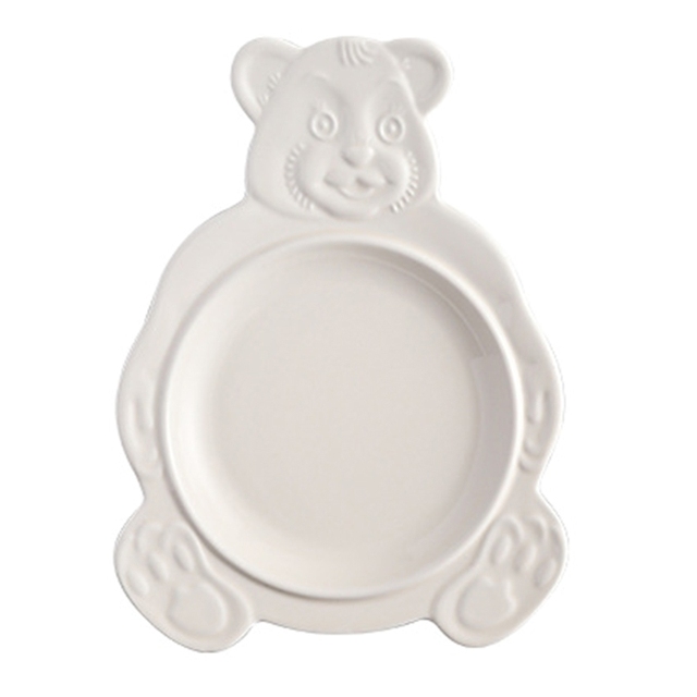 Ceramiczna miska do deserów z uroczym animowanym niedźwiadkiem - 2021 nowość - Wianko - 13