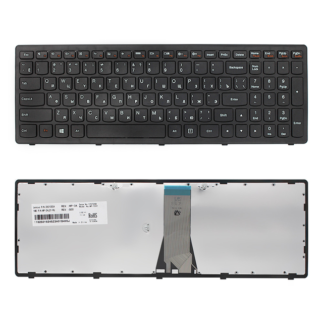 Zamienne klawiatura do laptopa Lenovo G500C G500H S500 S500C G505s G510S S510p Z510 - czarna, rosyjska - Wianko - 1