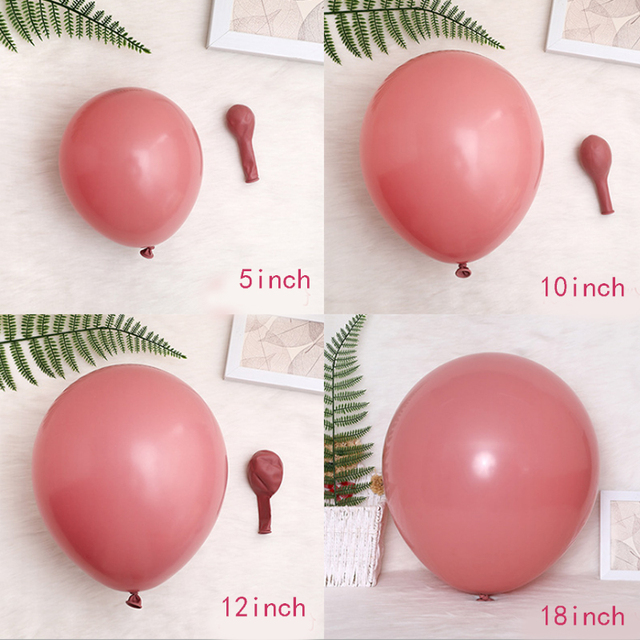Nowe balony Retro fasola wklej różowe dekoracje, na baby shower, globos, urodziny, wesele - 5/10/12/18 cali - Wianko - 5