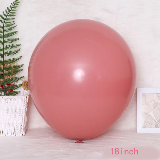 Nowe balony Retro fasola wklej różowe dekoracje, na baby shower, globos, urodziny, wesele - 5/10/12/18 cali - Wianko - 6