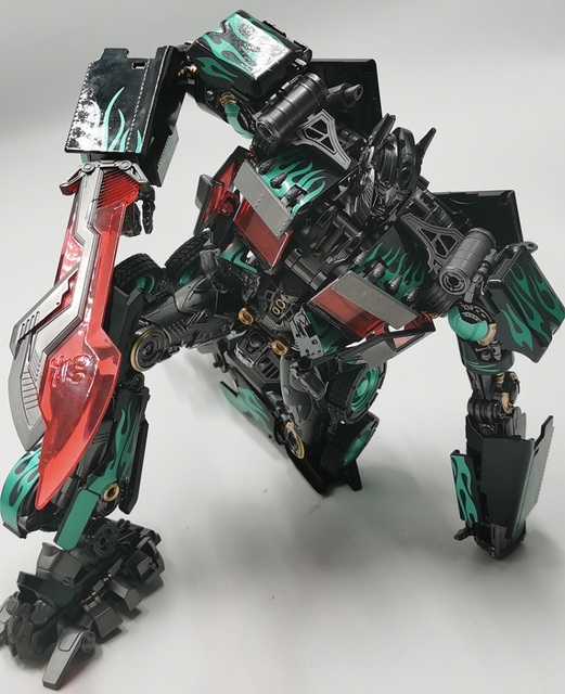Deformacja zabawki Czarna Mamba LS03F - wzmocniona mięśnie brzucha - Dark Edition MPM04 Optimus Robot - gorąca zabawka dla chłopców - Wianko - 24