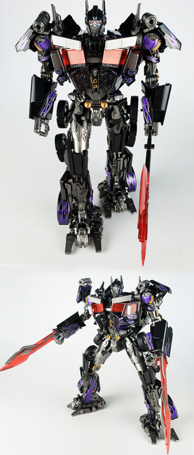 Deformacja zabawki Czarna Mamba LS03F - wzmocniona mięśnie brzucha - Dark Edition MPM04 Optimus Robot - gorąca zabawka dla chłopców - Wianko - 17