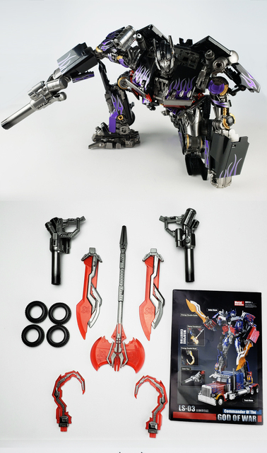 Deformacja zabawki Czarna Mamba LS03F - wzmocniona mięśnie brzucha - Dark Edition MPM04 Optimus Robot - gorąca zabawka dla chłopców - Wianko - 16