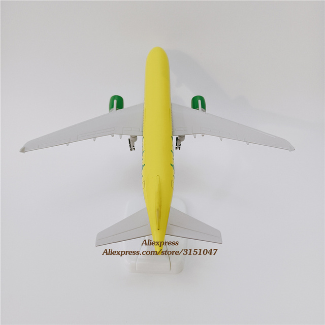 19cm metalowy model samolotu Airbus A319 linii lotniczych S7 RU w skali 1:400 z podwoziem syberyjskiego lotu - Wianko - 32