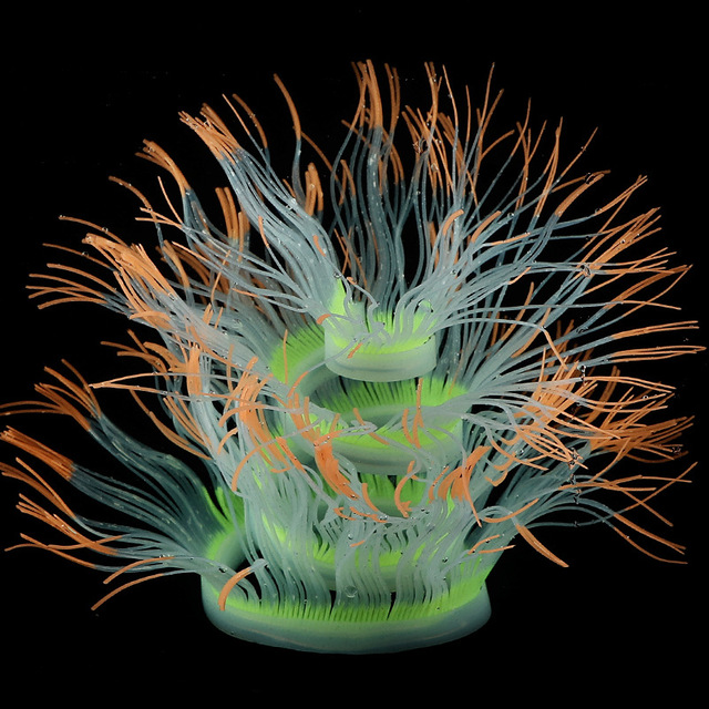 Akwarium dekoracyjne - sztuczny koral zmienny miękki ukwiał - Wianko - 3