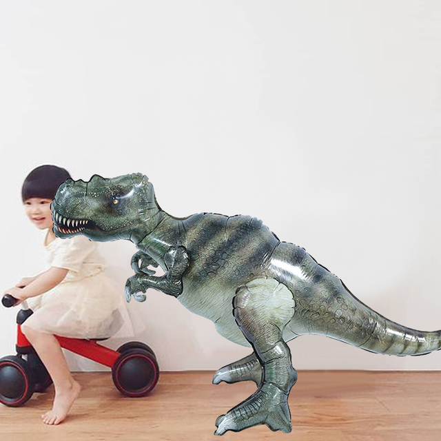 Duży balon foliowy imitujący dinozaura Triceratops - idealna zabawka dla dziecka, dekoracja na urodziny lub do firmy - Wianko - 8