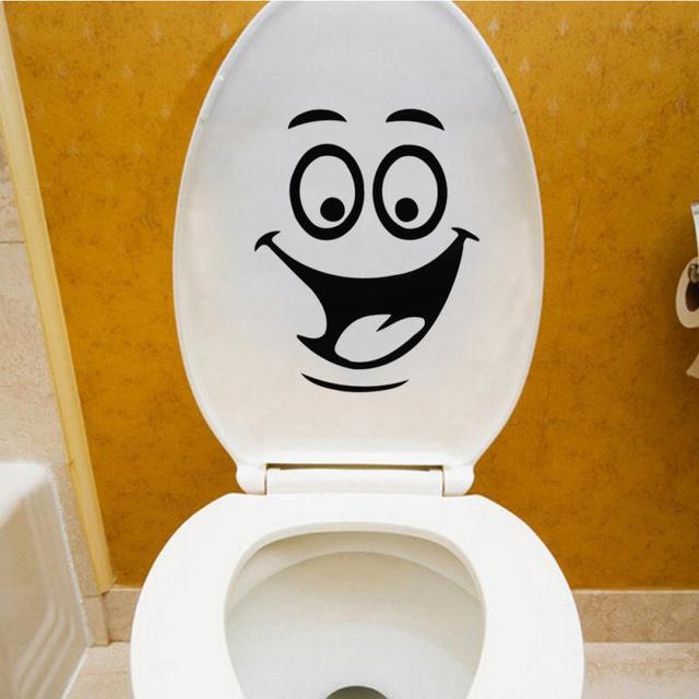Kreatywne, wodoodporne naklejki toaletowe Cartoon Wall Art do dekoracji łazienki, sypialni i kuchni - śmieszne dekoracje do domu - Wianko - 6