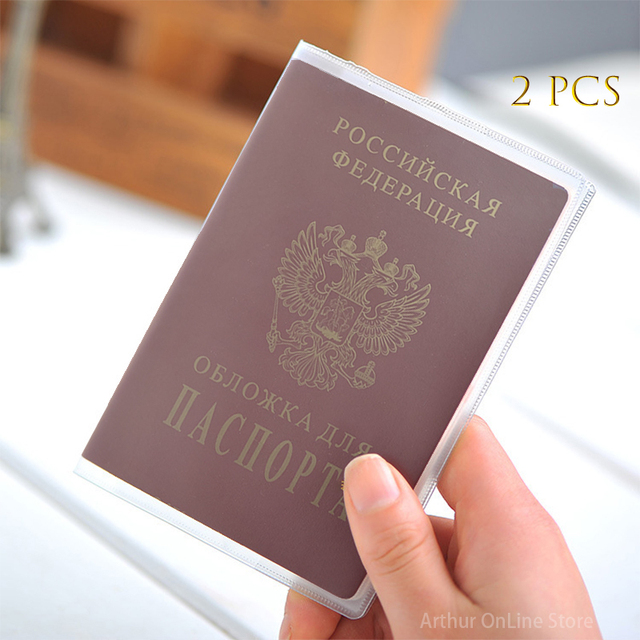 Etui na paszporty podróżne, wodoodporne, z PVC, przezroczysty identyfikator, miejsce na wizytówki - zestaw 2 sztuki - Wianko - 10