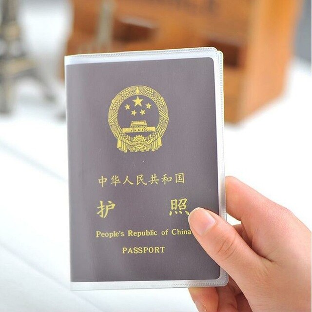 Etui na paszporty podróżne, wodoodporne, z PVC, przezroczysty identyfikator, miejsce na wizytówki - zestaw 2 sztuki - Wianko - 12