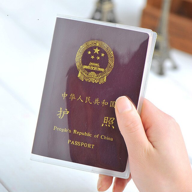 Etui na paszporty podróżne, wodoodporne, z PVC, przezroczysty identyfikator, miejsce na wizytówki - zestaw 2 sztuki - Wianko - 11