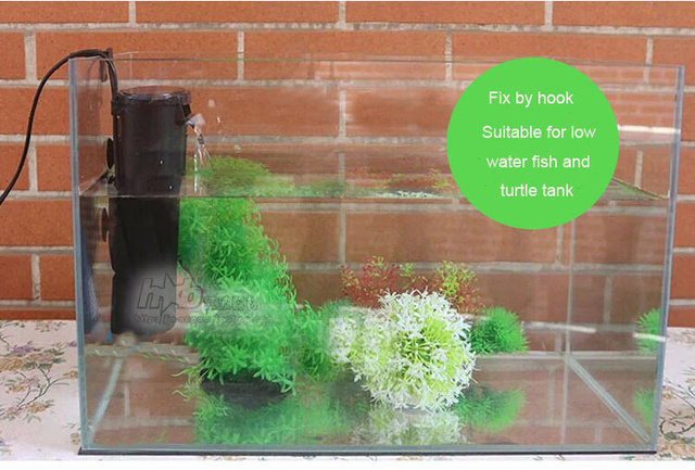 Wodospad z wbudowanym filtrem niskiego poziomu wody - idealny do zbiornika dla ryb i żółwi - Wianko - 22