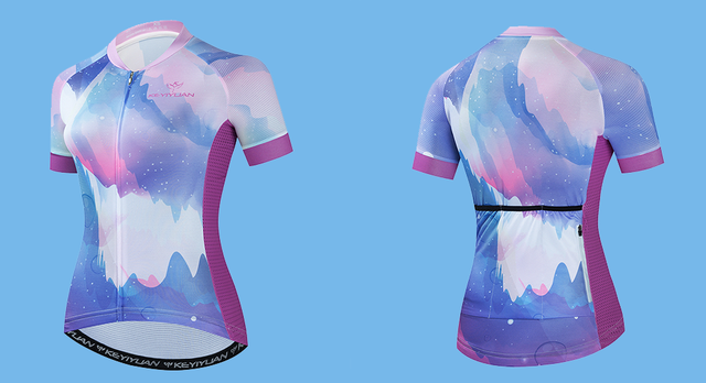 Nowa letnia damska koszulka kolarska z krótkim rękawem - Mtb koszula rowerowa Maillot Ciclismo Mujer Verano - Wianko - 27