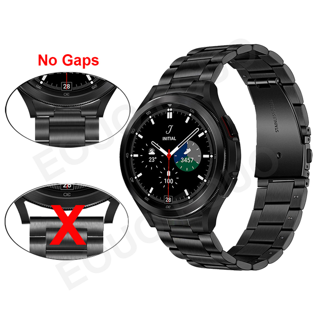 Metalowy pasek ze stali nierdzewnej do zegarka Samsung Galaxy 4 klasyczny 46mm 42mm/Watch4 44mm 40mm - Wianko - 4