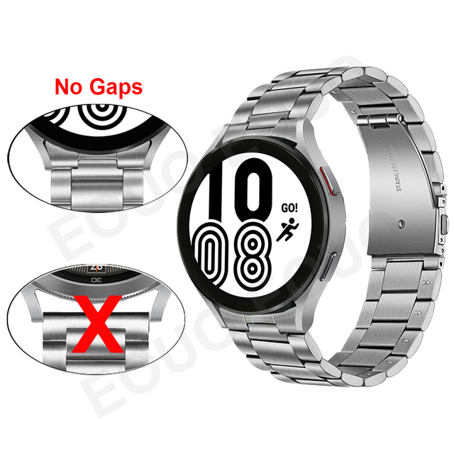 Metalowy pasek ze stali nierdzewnej do zegarka Samsung Galaxy 4 klasyczny 46mm 42mm/Watch4 44mm 40mm - Wianko - 5