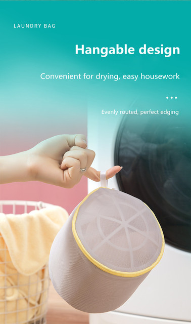Worki siatkowe do prania w cukierkowych kolorach - idealne dla gospodarstw domowych - Wianko - 11