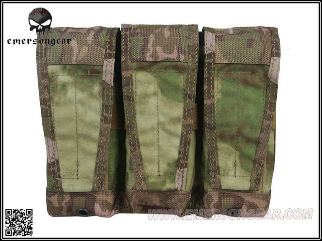 Etui bojowe EMERSON modułowe na trzy magazynki CP Style Flap, Multicam czarny Coyote ATFG, MAG EM6365 - Wianko - 10