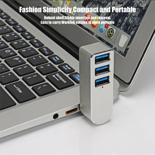 HUB USB 3.0 3 Porty Splitter Adapter Lenovo Xiaomi Macbook Pro 13 15 Air Pro przypadku PC - akcesoria komputerowe USB 2.0 3.0 - Wianko - 8