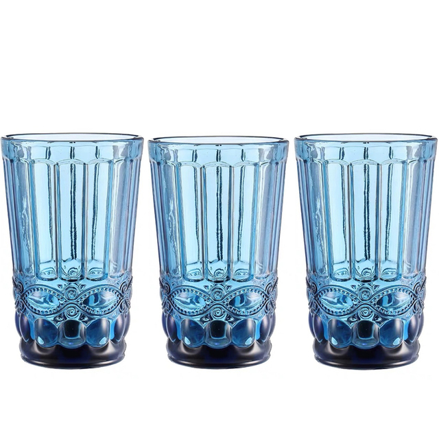 Szklanki do picia sok/Whisky Cup Bar grawerowane, 3 sztuki/partia, 350ml - Wianko - 5