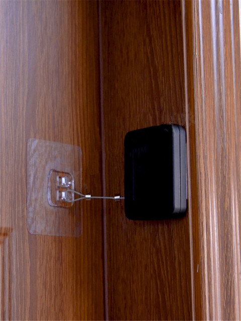 Automatyczne drzwi bliżej-drzwi z chowanym antykradzieżowym zamykaczem na lince stalowej i odzyskiwaniem cewki - Wianko - 32