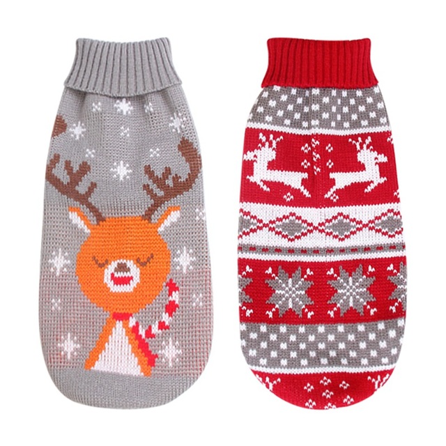 Szczeniaku, przygotuj się na zimę! Ciepłe ubranko dla Bożego Narodzenia dla małych psów - sweter dla Chihuahua i płaszcz dla kotów - Wianko - 2