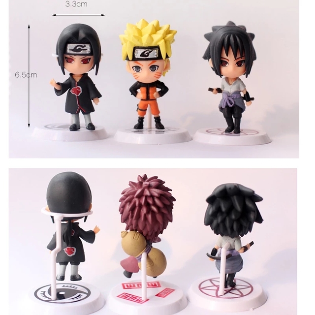 Zestaw 6 PVC Modeli Anime Sakura Kakashi Sasuke Uzumaki Gaara - Figurki Akcji dla Dzieci i Świąteczne Prezenty na Nowy Rok - Wianko - 7