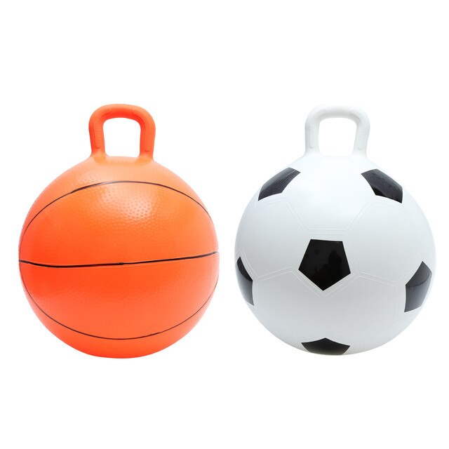 Nadmuchiwana bounce hop ball Sit & Bounce Hopping, 45CM, trwała zabawka odkryta dla dzieci do piłki nożnej - Wianko - 7