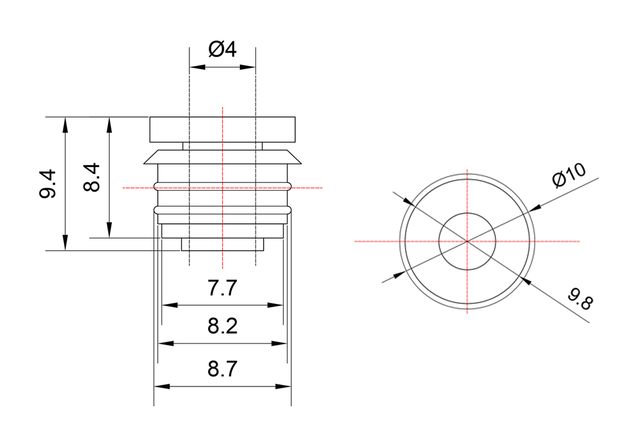 Złączka pneumatyczna do drukarki 3D XCR3D 1.75mm, łączenie rurowe, proste złączanie, 4x2mm - Wianko - 2
