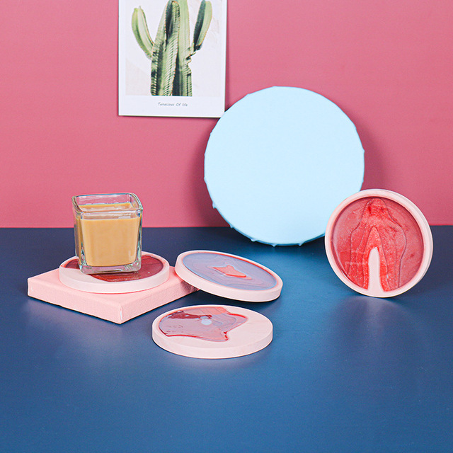 Forma silikonowa do herbaty o kształcie okręgu, prostota DIY, nadaje się do dekoracji stołu - Wianko - 5