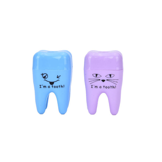 Kreatywna Plastikowa Temperówka Zębów dla Dzieci - Piękna, Kawaii - Wianko - 5