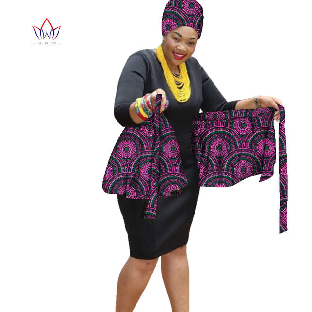 Spódnica Midi Wrap kobiety afrykański wzór, wysoka talia - Wianko - 17