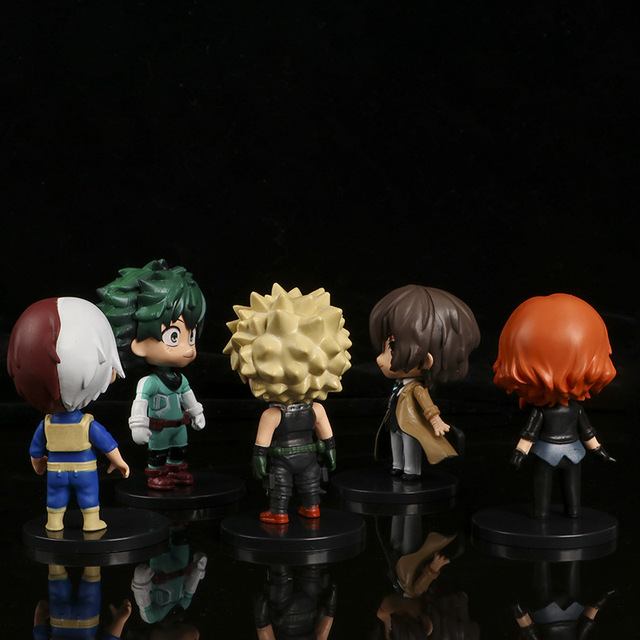 5 figurki akcji Anime My Hero Academia: Izuku Midoriya, Shoto Todoroki, Katsuki Bakugo, Osamu Dazai, Chuya Nakahara - Wianko - 3