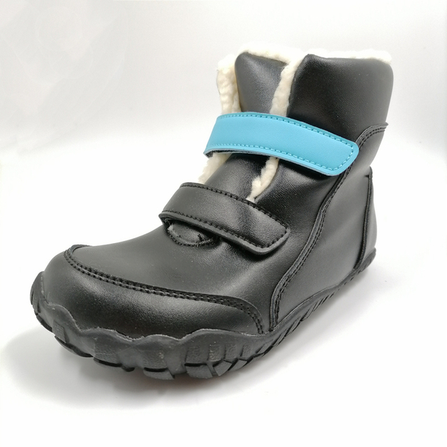 Dziecięce buty zimowe Barefoot skórzane dla dziewczynek i chłopców - Wianko - 26